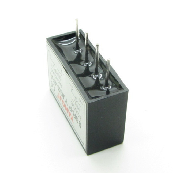 PCB Mount Type 4A SSR Solid State Relay DC - AC DC3-32V Control AC5-380V 4-Pin