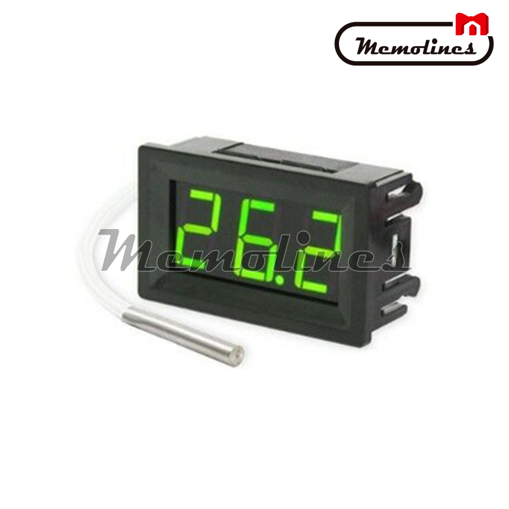 B310 Digital Green LED Display Thermometer Temperature Meter K-type Thermocouple