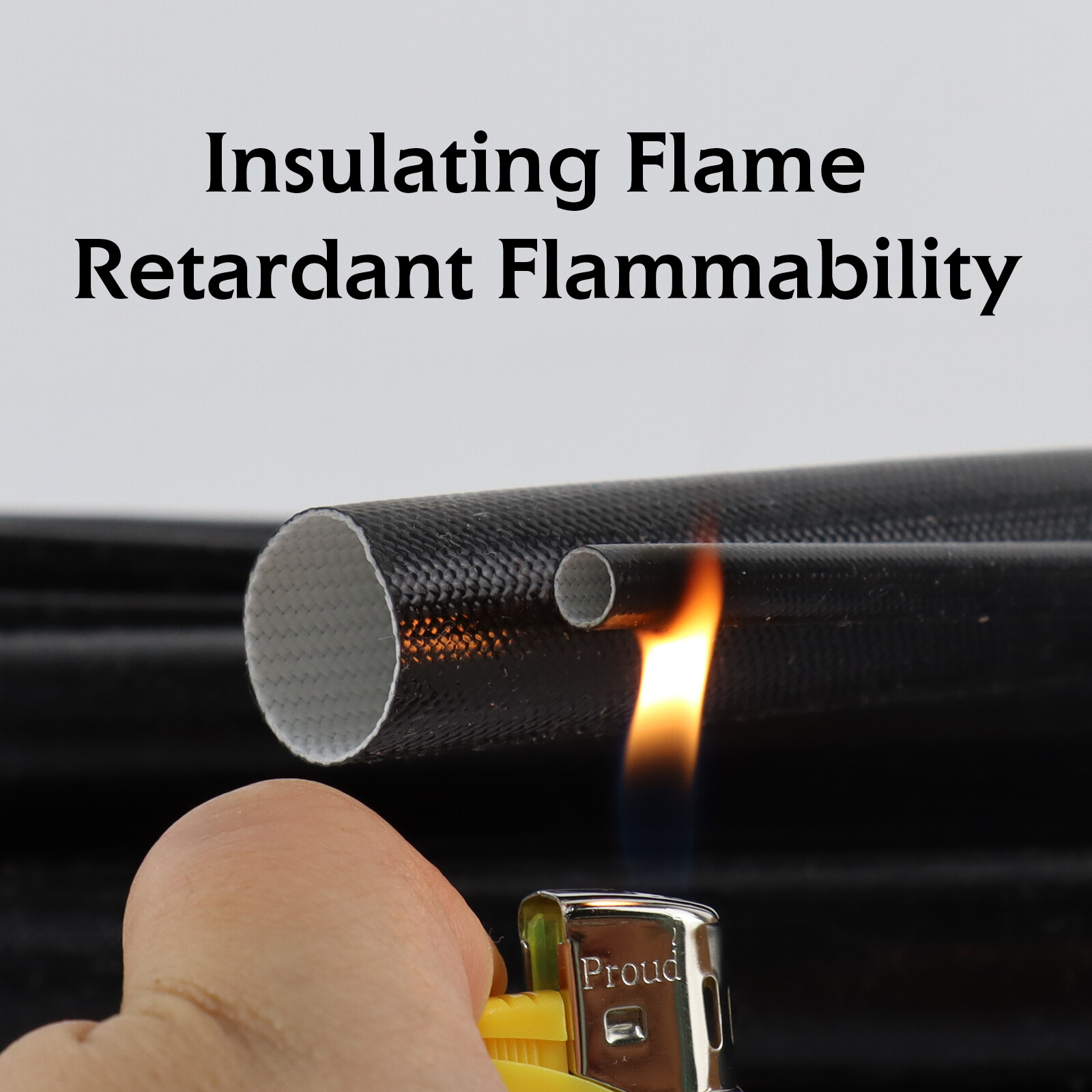 Fiberglass Silicone Heat Shield Wire Sleeving Electric Wire Wrap Insulation Lot