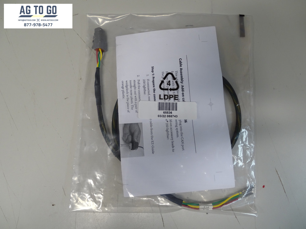 Trimble 4 Pin CAN Cable For EZ-Steer P/N (65536) READ FULL DESCRIPTION