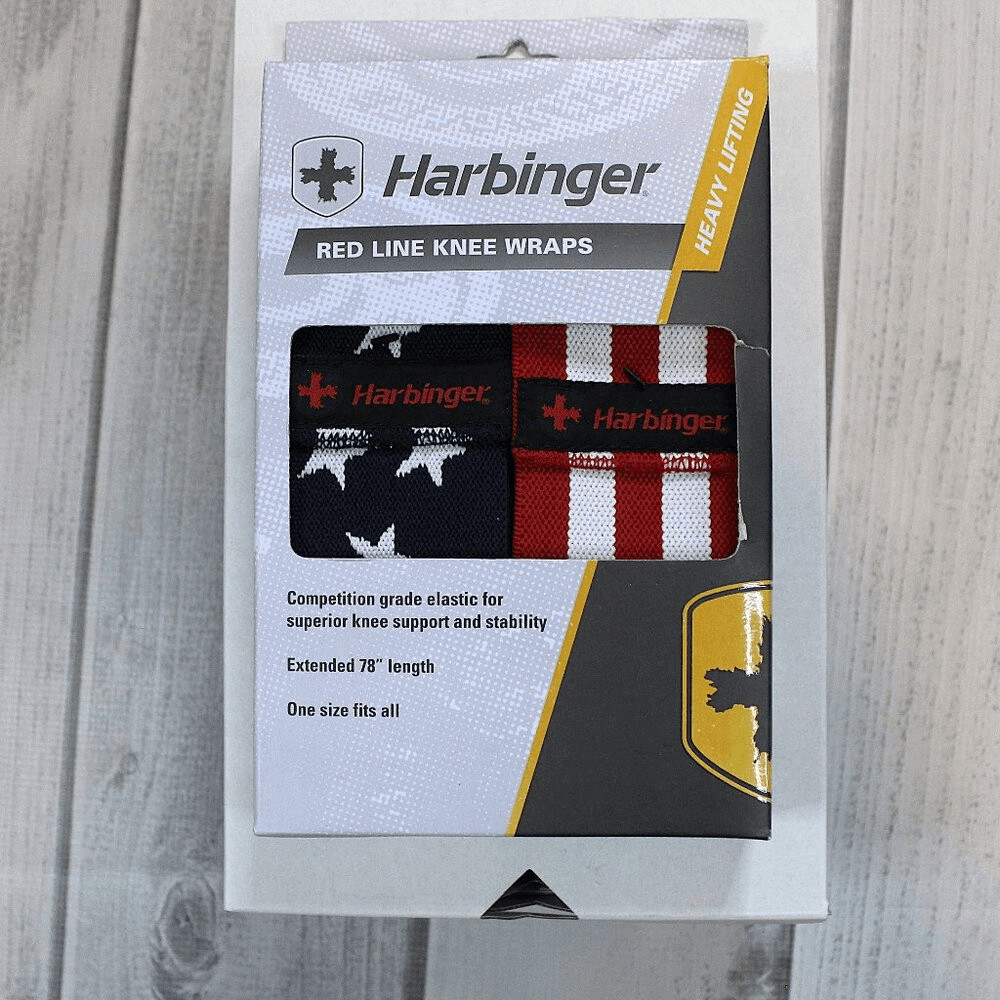 NEW Harbinger Red Line Knee Wraps
