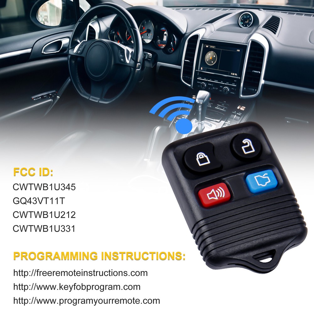 2X Keyless Entry Remote Control Car Key Fob Clicker Transmitter For Ford Explore