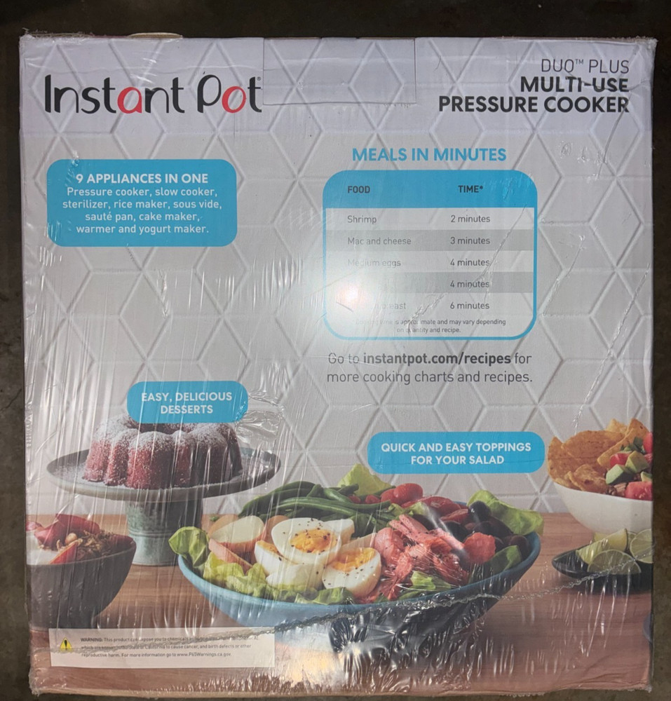 INSTANT POT PRO Multi-Use Pressure Cooker 8 Qrt