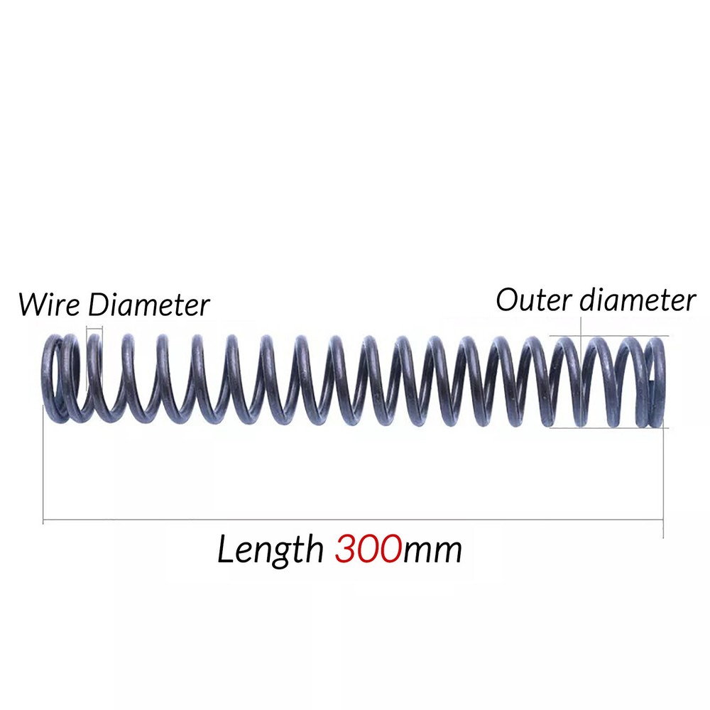Compression Spring Various Size 2-42mm Diameter & 300mm Length Pressure Small