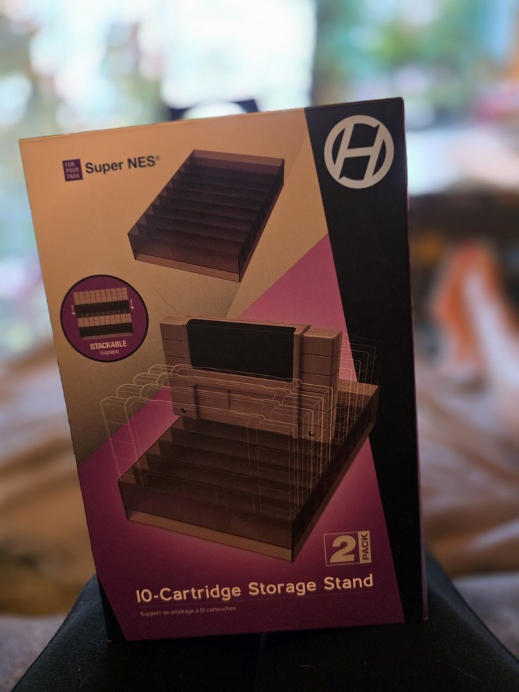 Hyperkin 10-Cartridge Storage Stand for Nintendo SNES (2 Pack)