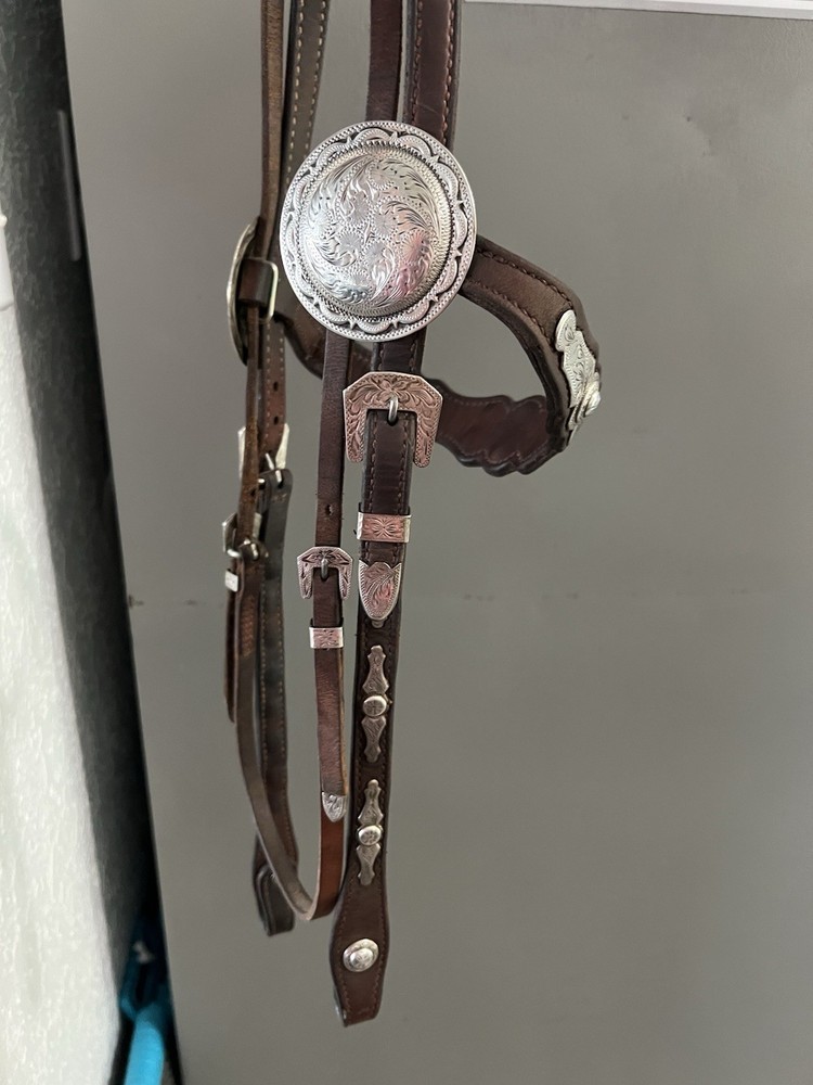 ~**Vintage**~ Kustom Kraft Silver Headstall