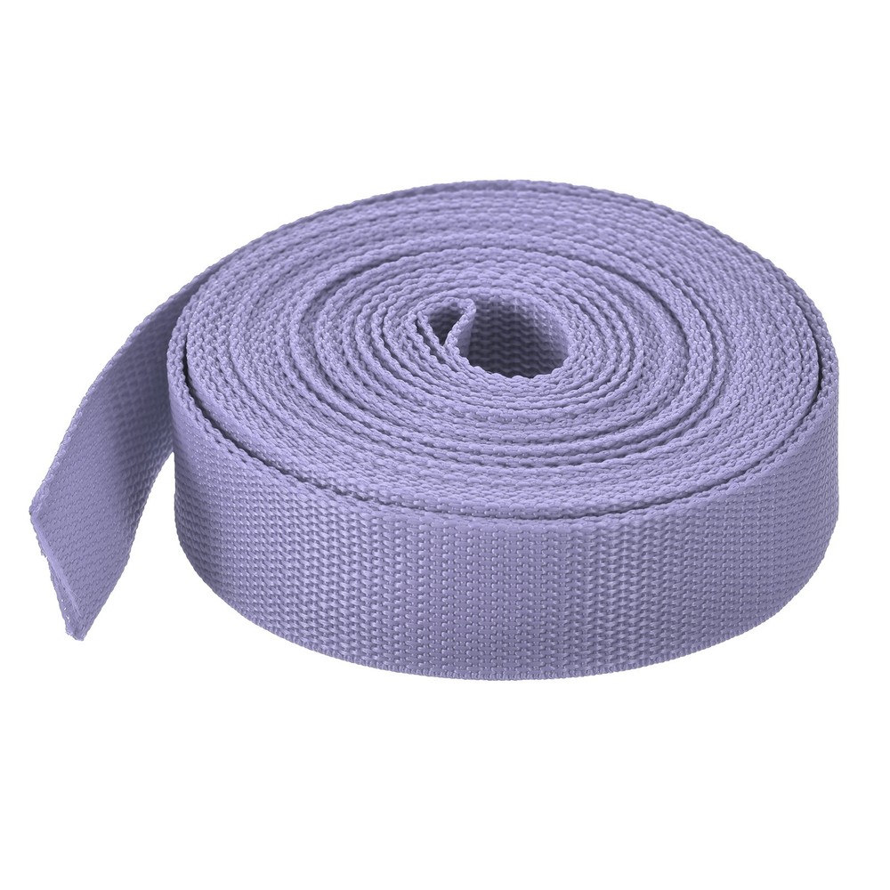 Lightweight Polypropylene Webbing Strap 1 1/4" 10 Yard Backpack Purple