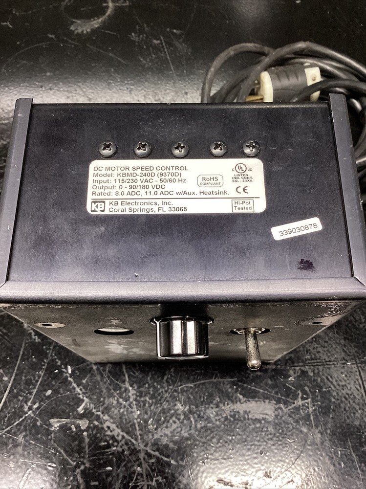 KB ELECTRONICS MULTI-DRIVE DC MOTOR SPEED CONTROL KBMD-240D(9370D) #795F29FML