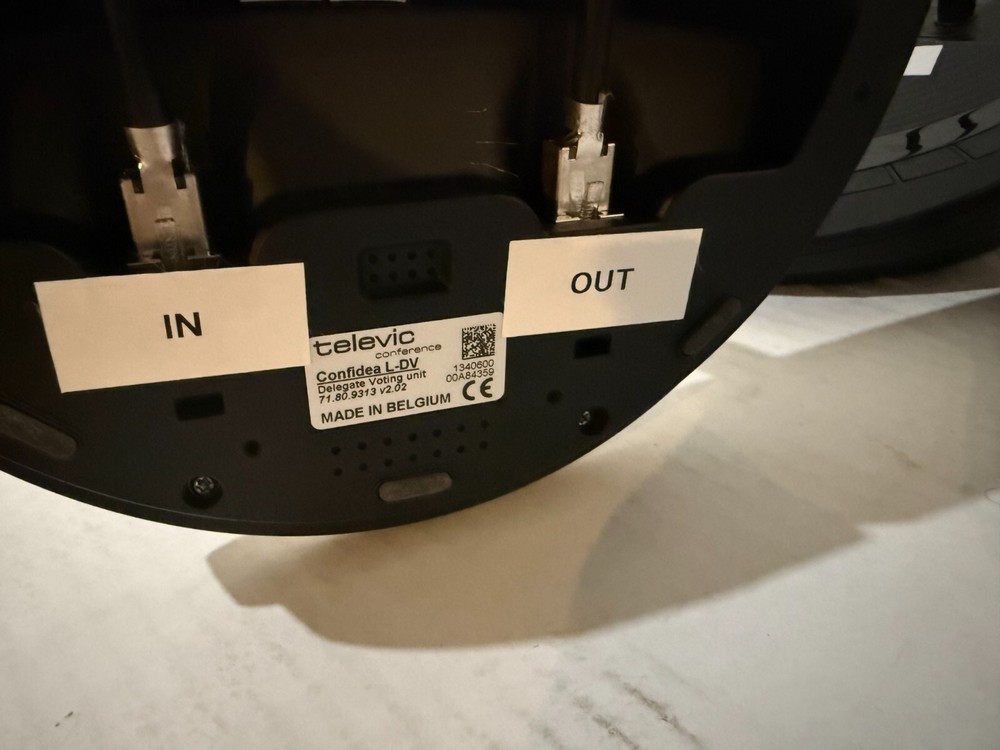 Televic Confidea Wireless Conference Microphone System