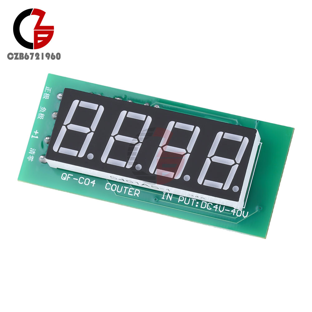 Counter Module 4-digit Digital Display w/ Memory Function DC4-40V Counter Module