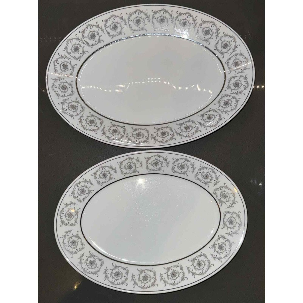 Vintage NORITAKE 2pc “Piccadilly” Platter Set