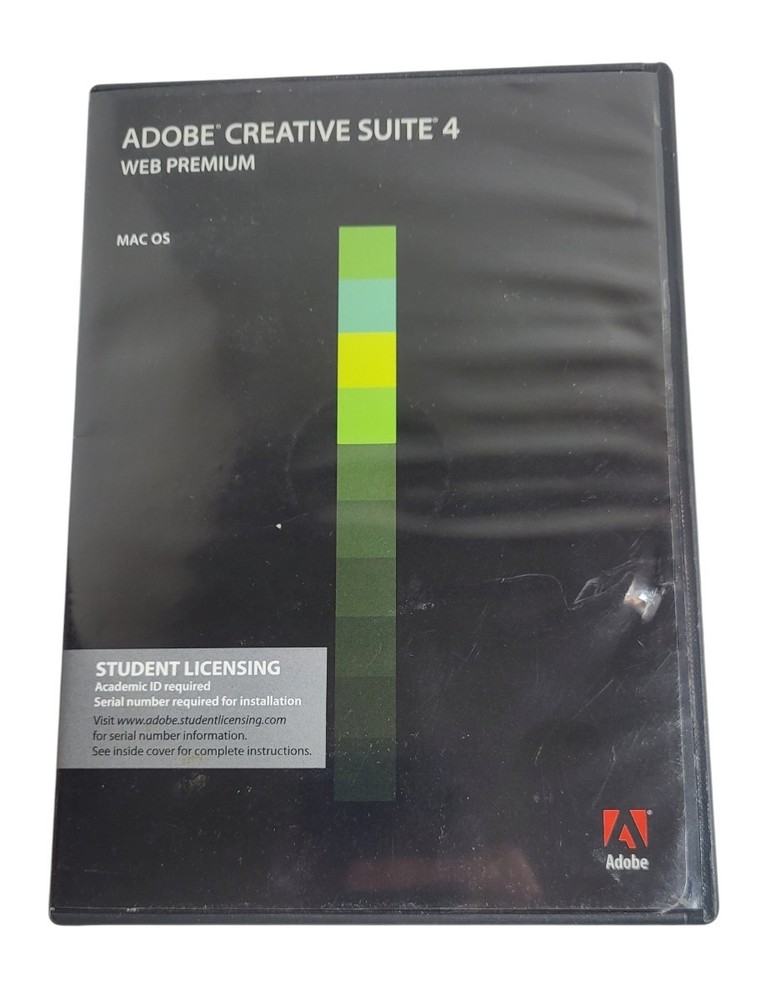 Adobe Creative Suite 4 Web Premium Mac OS + Product Code