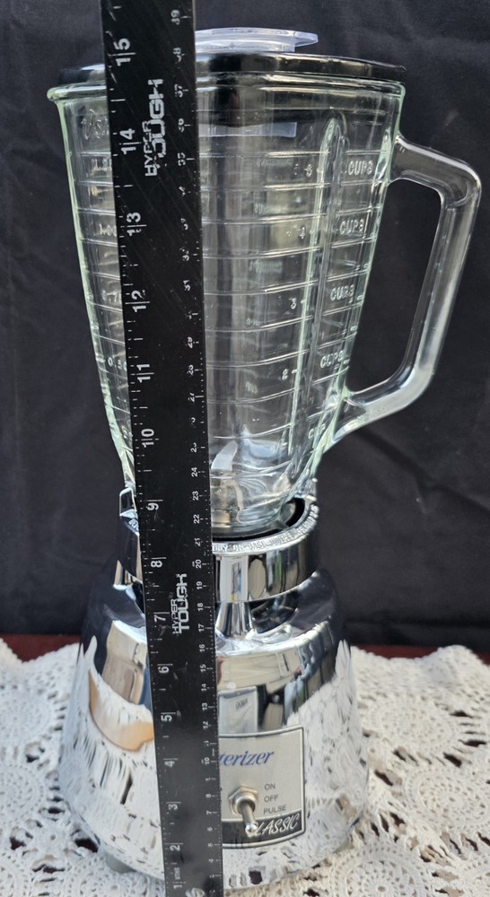Oster Osterizer Classic Chrome Beehive Blender 5000-08A EUC