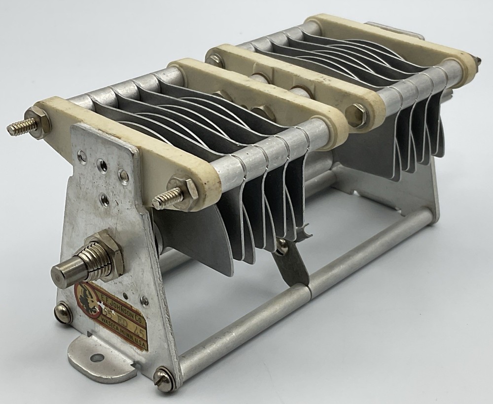 E.F. Johnson, Dual Variable Capacitor, 55 ED 45, Variable Capacitor