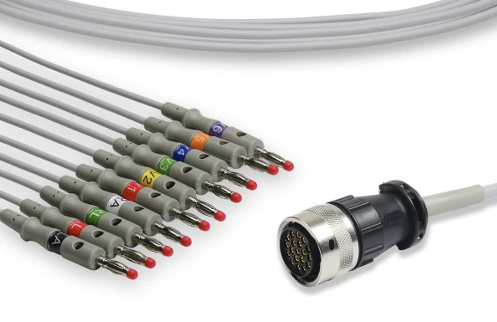 Mortara Quinton Compatible EKG Cable Banana Compatible - Same Day Shipping