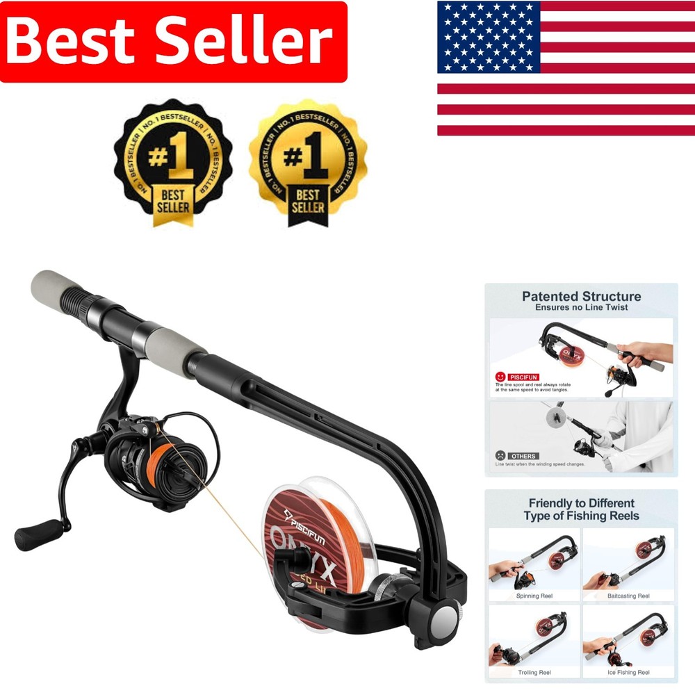 Automatic Fishing Line Winder & Spooler Machine - Compact and Lightweight Design