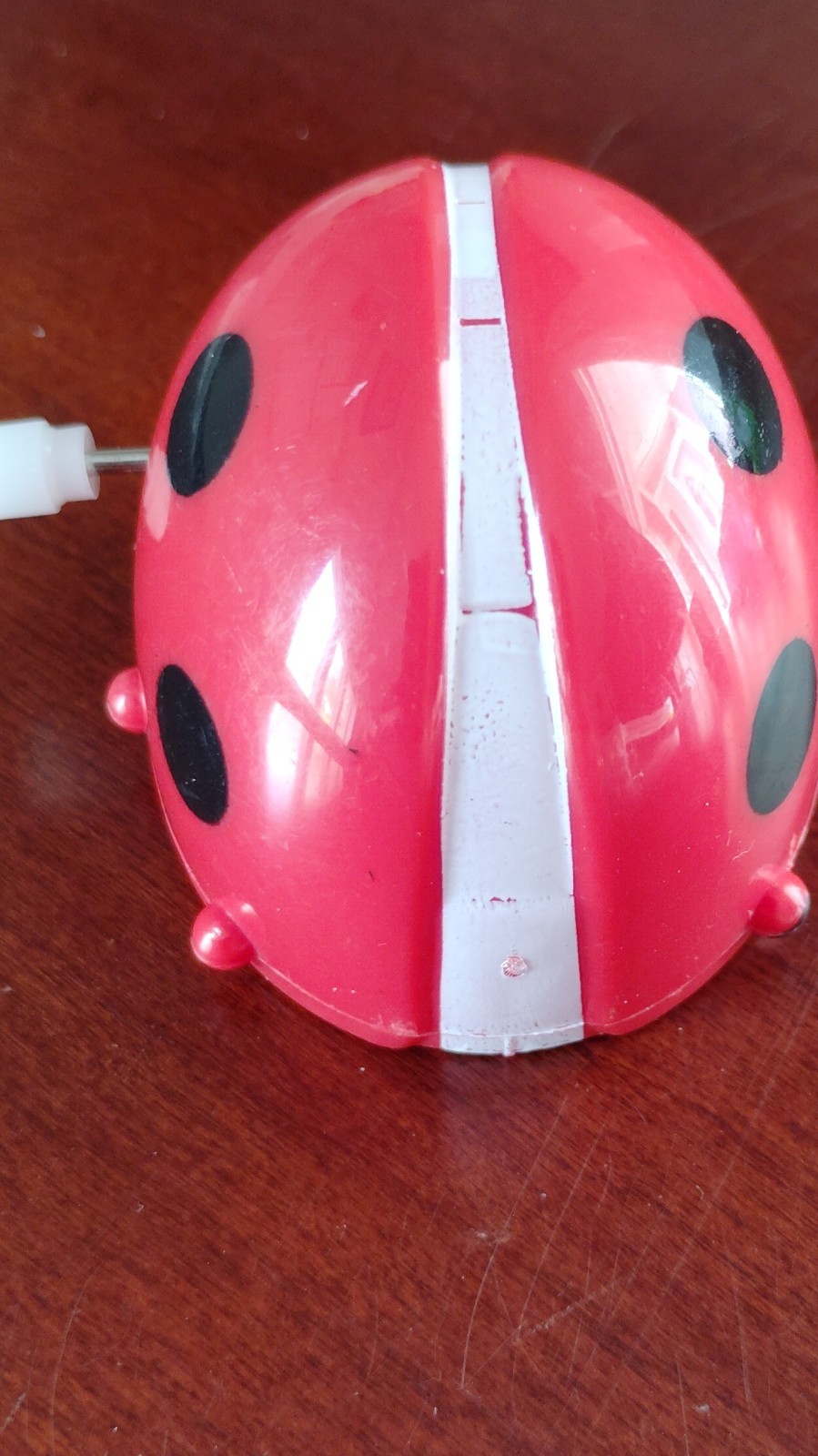 Oriental Trading Wind-Up Ladybug Toy LY1367 Red Black Animal Theme