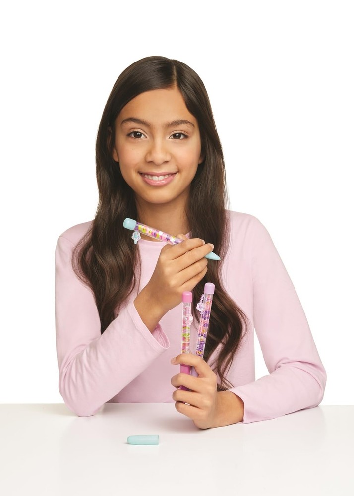 Make It Real DIY Floaty Pens Kit - Create 3 Sparkly, Customizable Pens with...