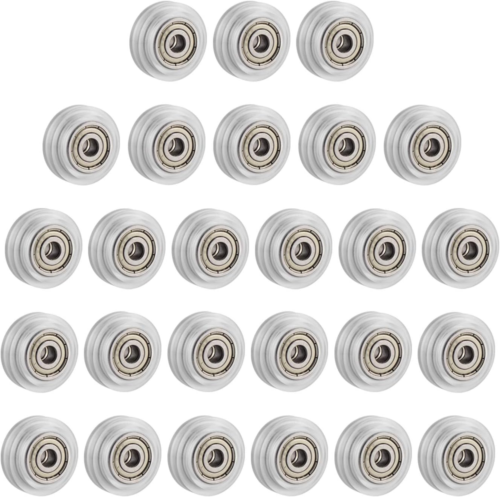 3D Printer Rollers Polycarbonate Gantry Wheels V Slot (13Pcs/Pack) Clear Ender 3