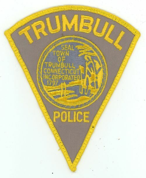 CONNECTICUT CT TRUMBULL POLICE NICE SHOULDER PATCH SHERIFF
