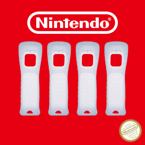 4x Official Wii Remote Cover Sleeve Set Nintendo Motion Plus 👾 U OEM Controller