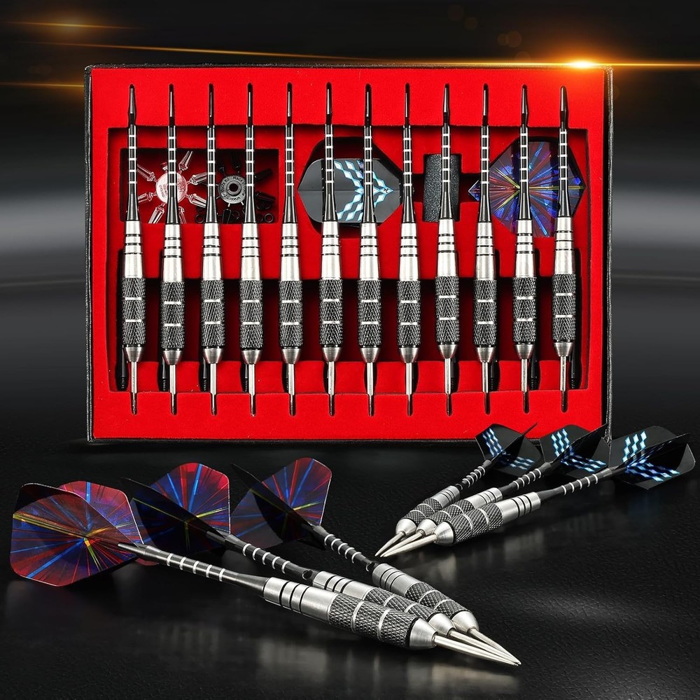 Professional Metal Tip Darts Set with Accessories