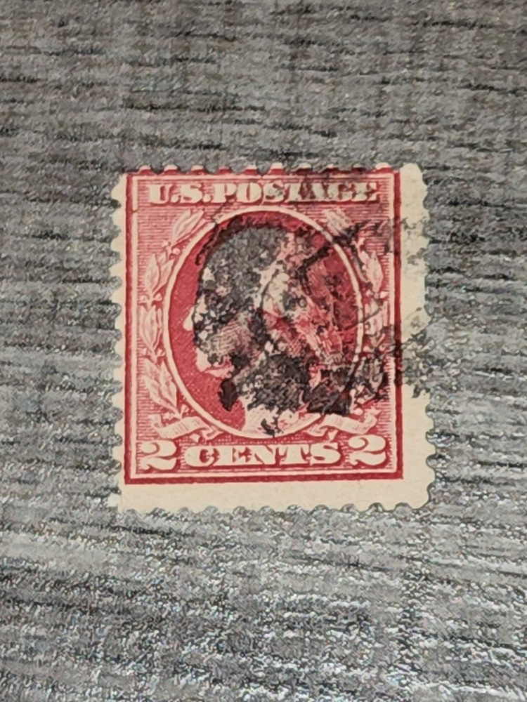US Unchecked Red Washington 2c Stamp Used - #E417