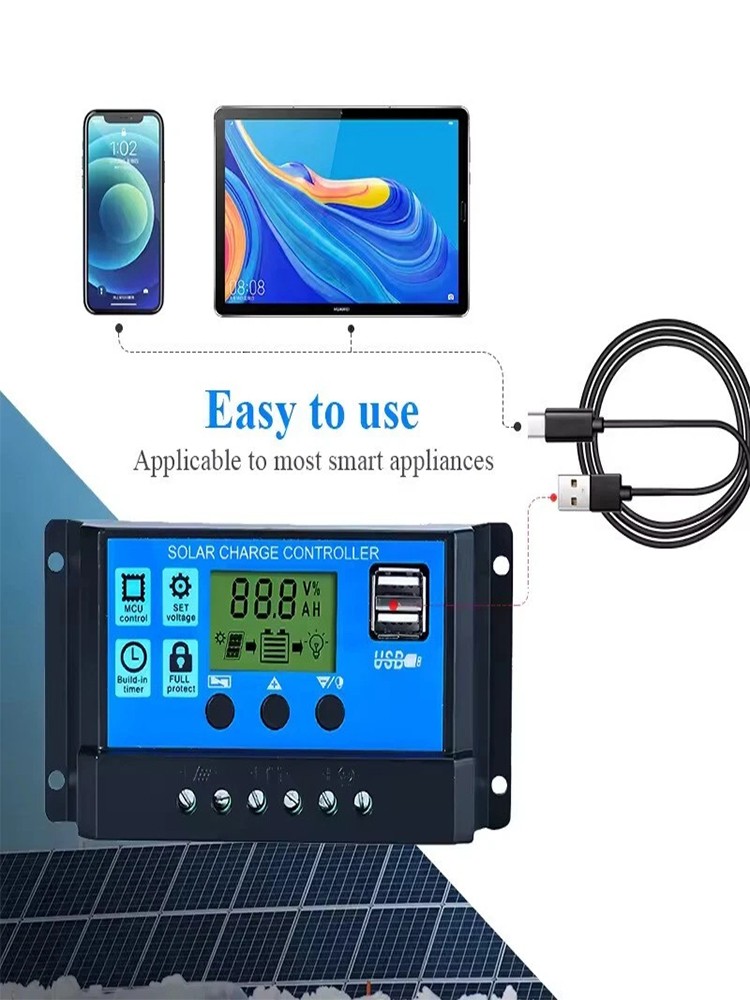 Outdoor Solar Controller for Battery Protection and Stable System Performance