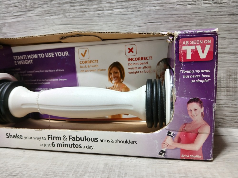 Shake Weight As Seen On TV Arm Workout White NOS