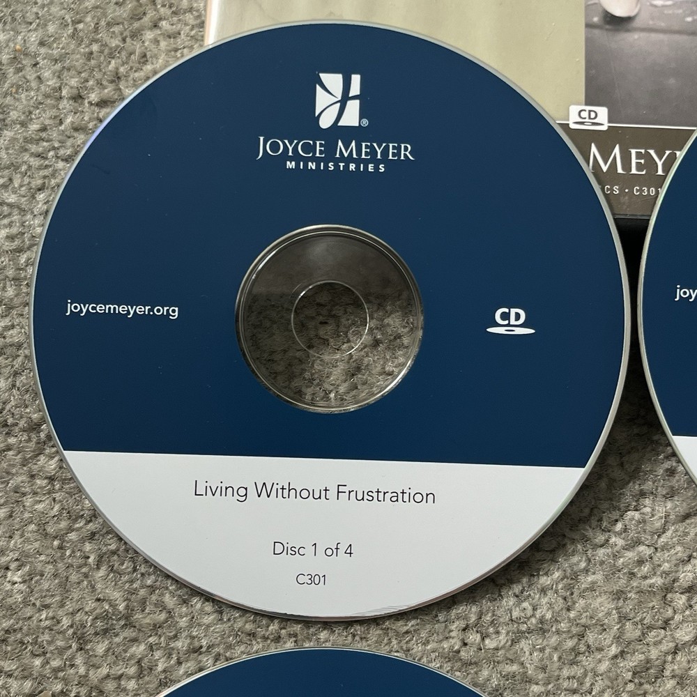 Joyce Meyer “Living With Out Frustration” Four Cd Teaching Set