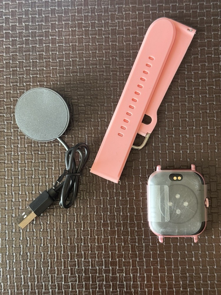 DOVIICO Pink Smart Watch Opened Box