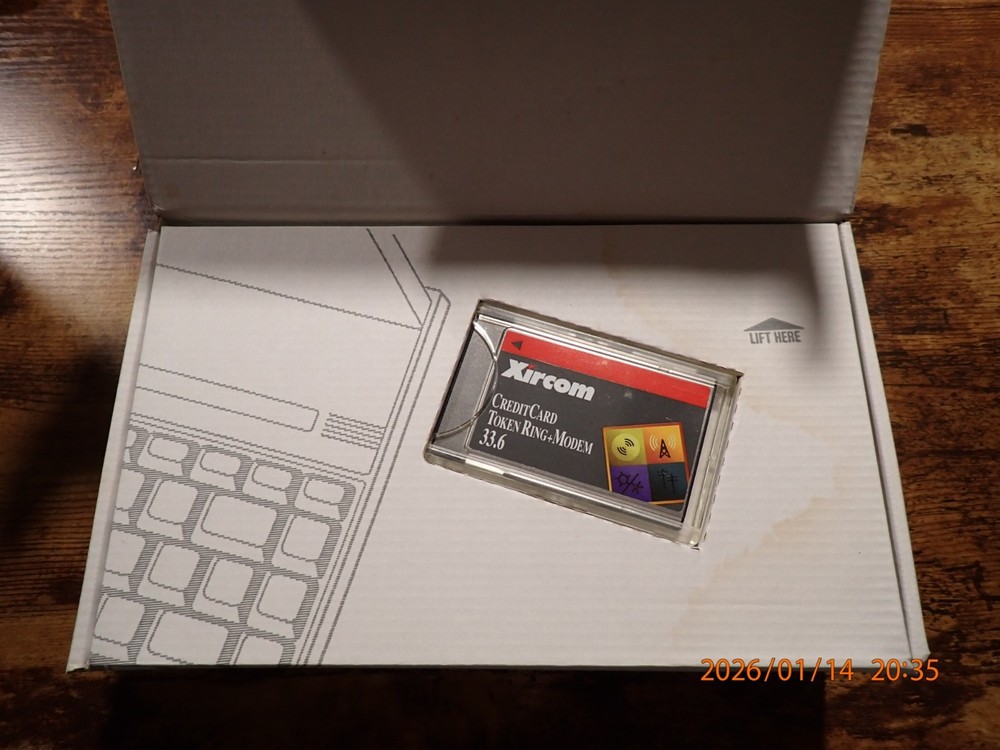 Xircom CreditCard Token Ring+Modem 33.6 - Open Box