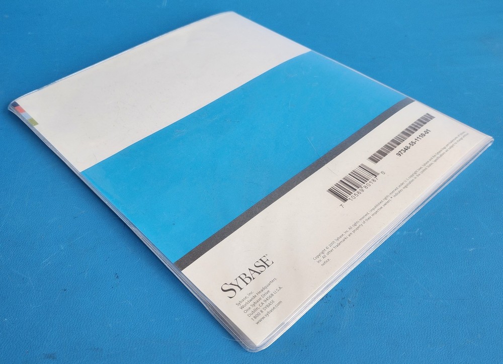 Sybase InfoMaker Version 11.1 Windows x86 3 CDs, InfoMaker 11.1, Getting Started