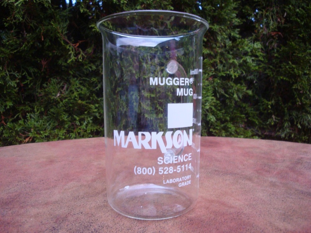 Markson Science 500ml Mugger Mug Beaker Style Lab Grade