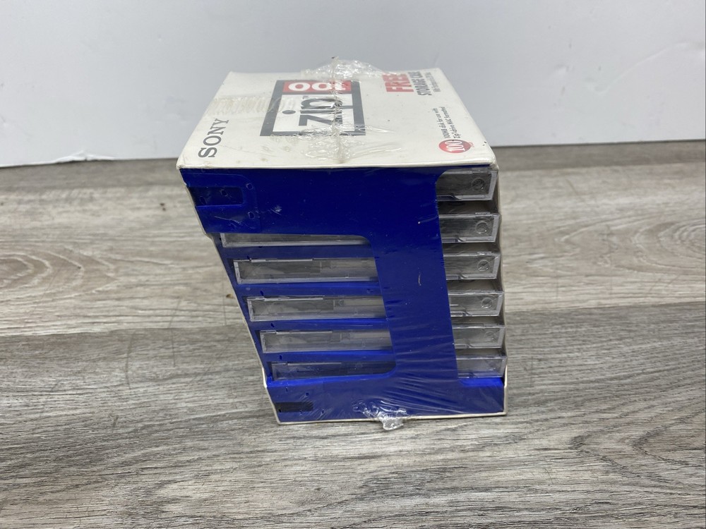 SONY ZIP-100CFM (Zip Drive) ▪︎ 6 Pack ▪︎ 100MB Disk w/ Rack Mac Formatted *NEW*