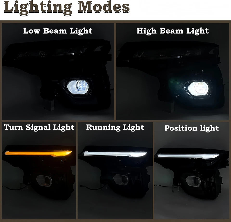 For 2024 2025 Chevy Trailblazer Full LED Headlight Projector Driver Left Side