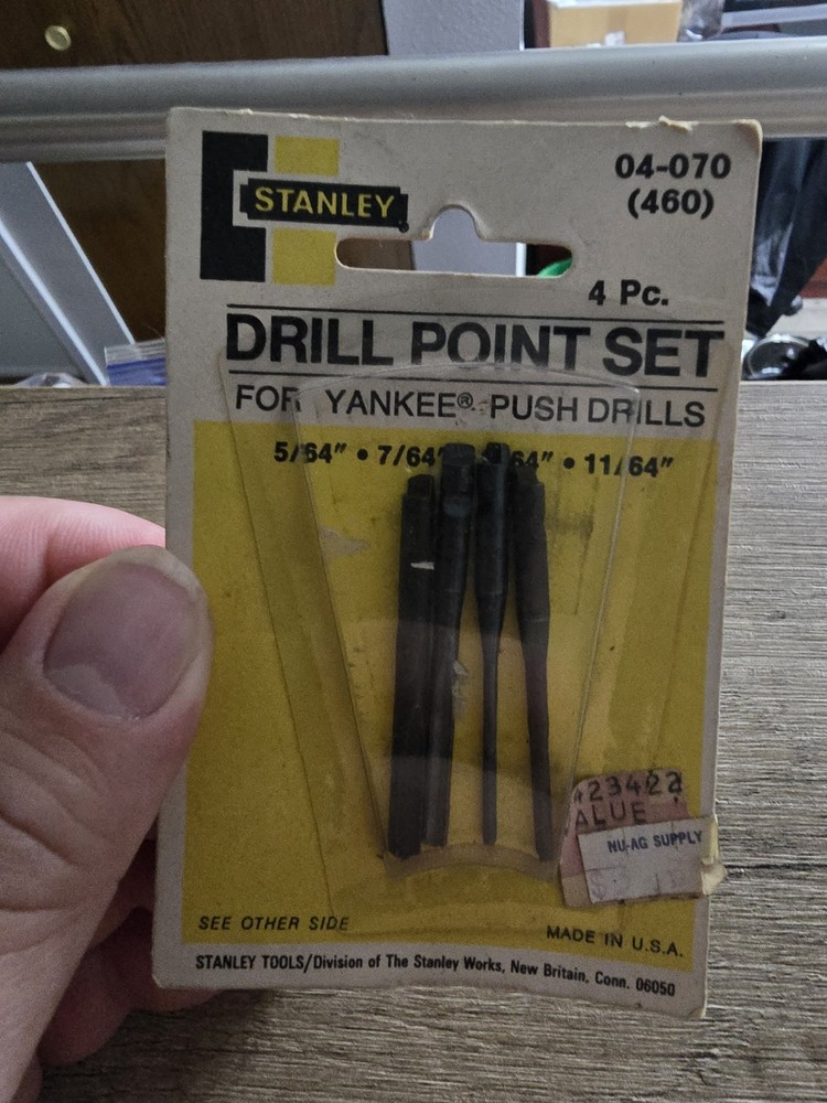 Stanley Drill Point Set 04-070