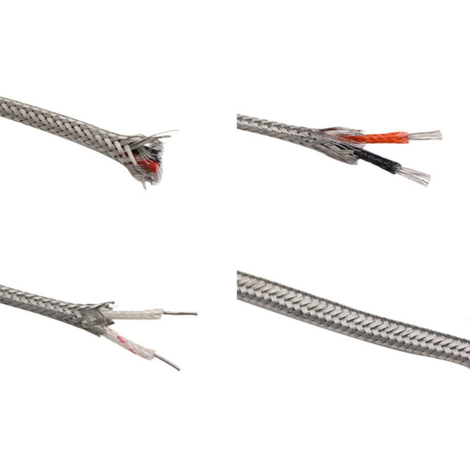 Flexible Cable Wire Cable Steel Braided 2 Core Wire Stainless steel Wire Fiber