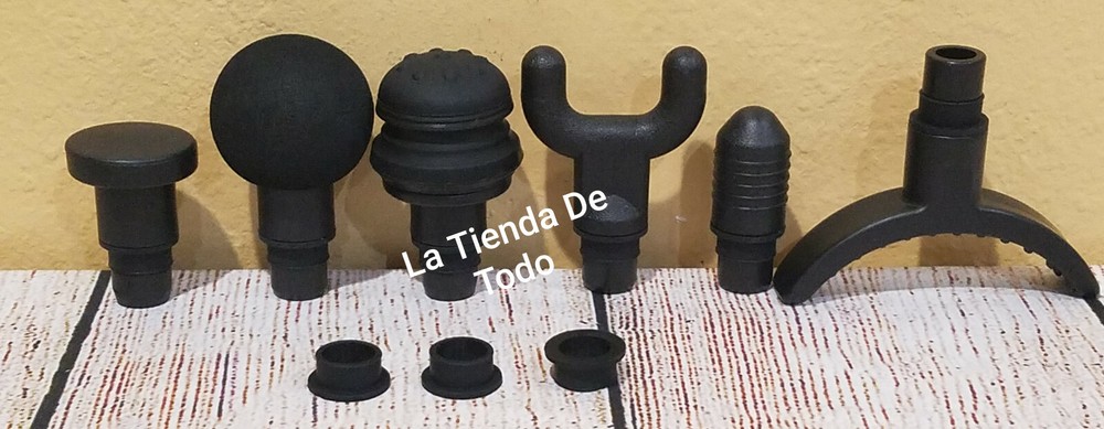 MASSAGE MASSAGER GUN REPLACEMENT TIPS 6 PACK FITS MOST READ