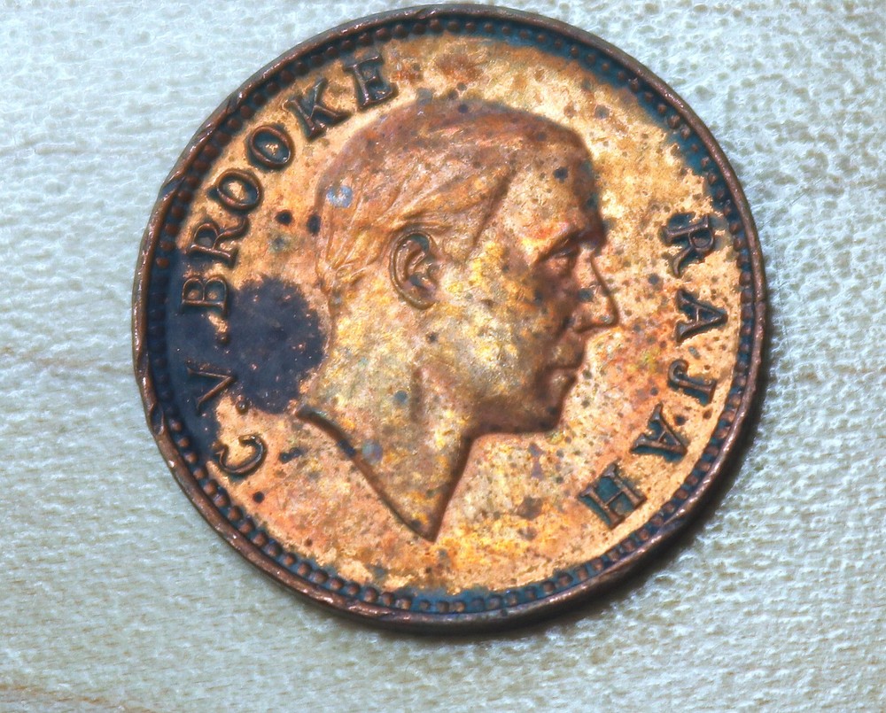 1933 Sarawak 1/2 Cent