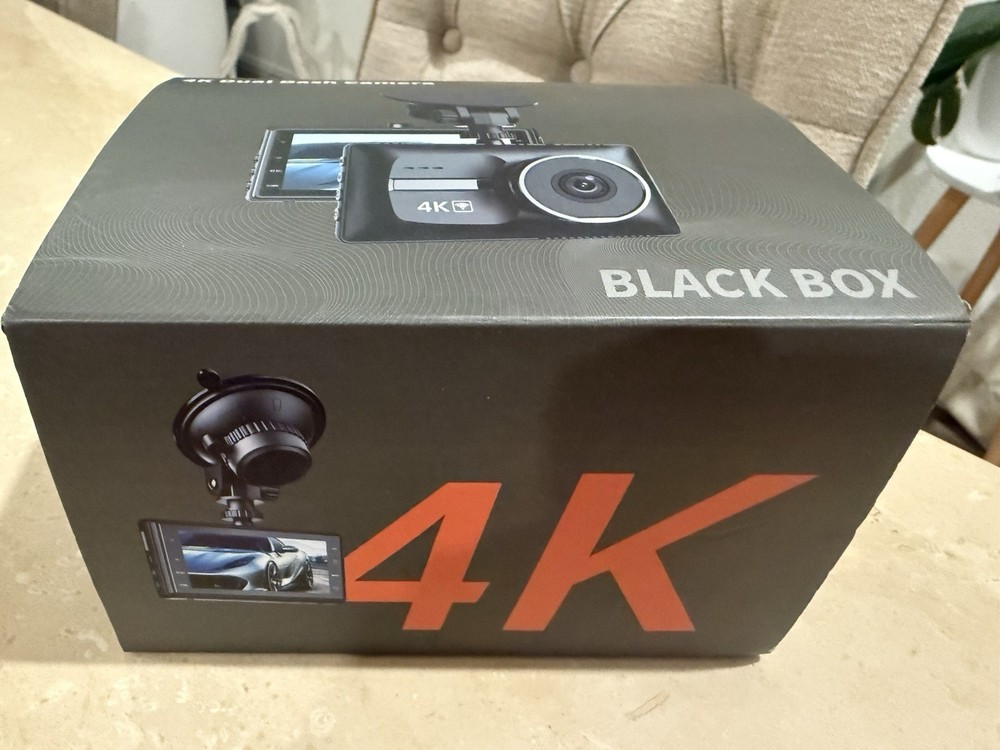 4k DUAL DASH CAMERA BLACK BOX