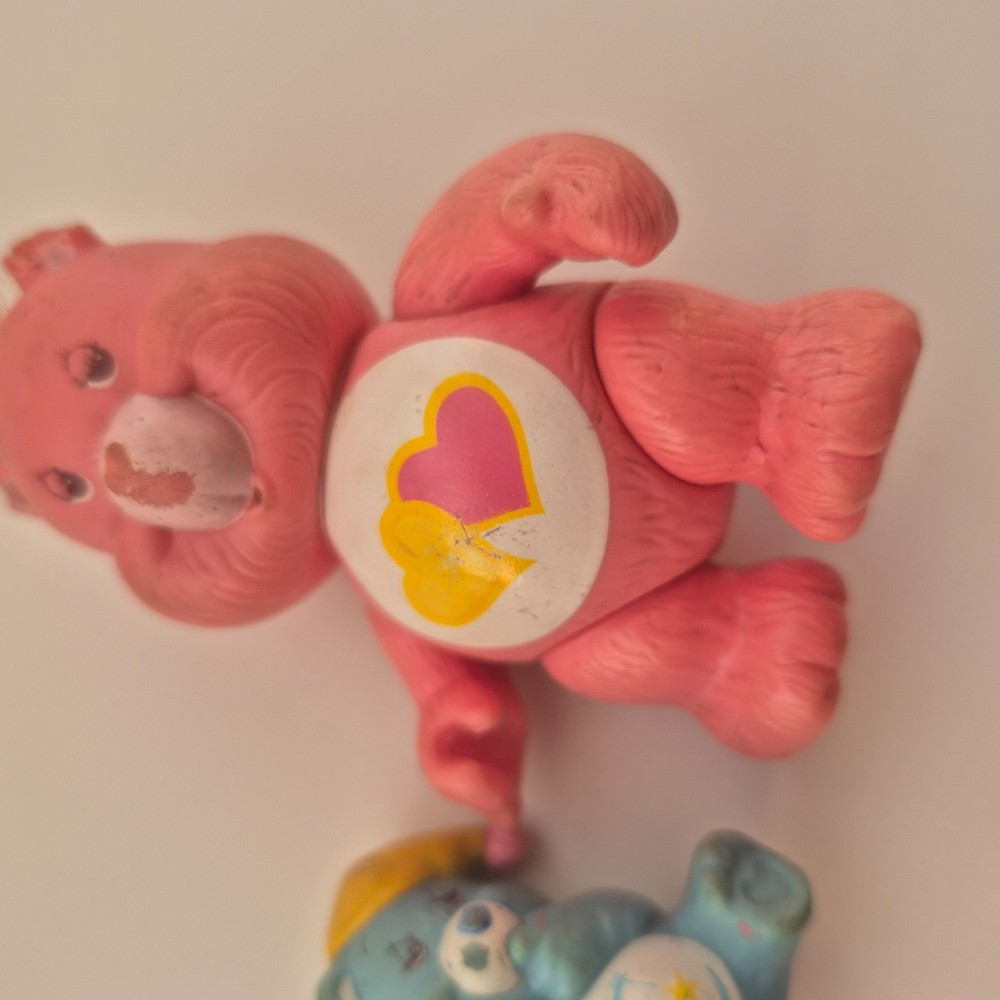 Vintage Care Bear bundle plastic figures x2