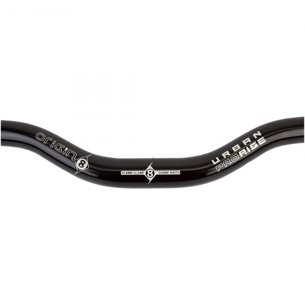 Origin8 Urban-Pro Riser Handlebar, 25.4mm, Black