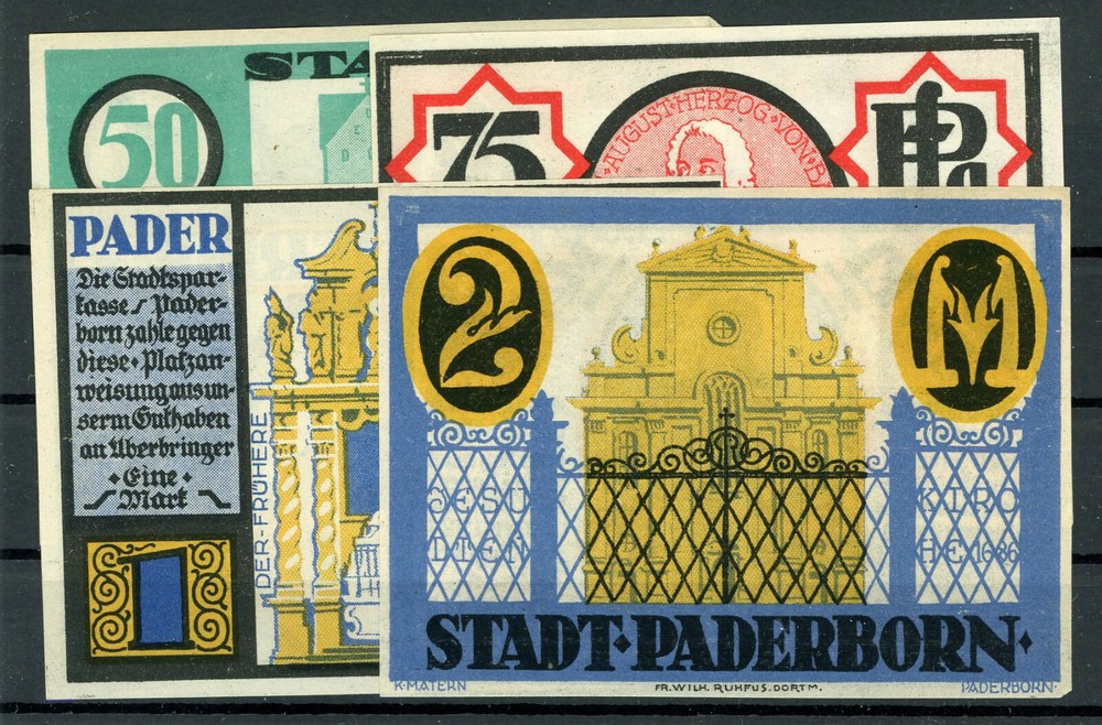 Paderborn 4 Bills Emergency Money 2/17946