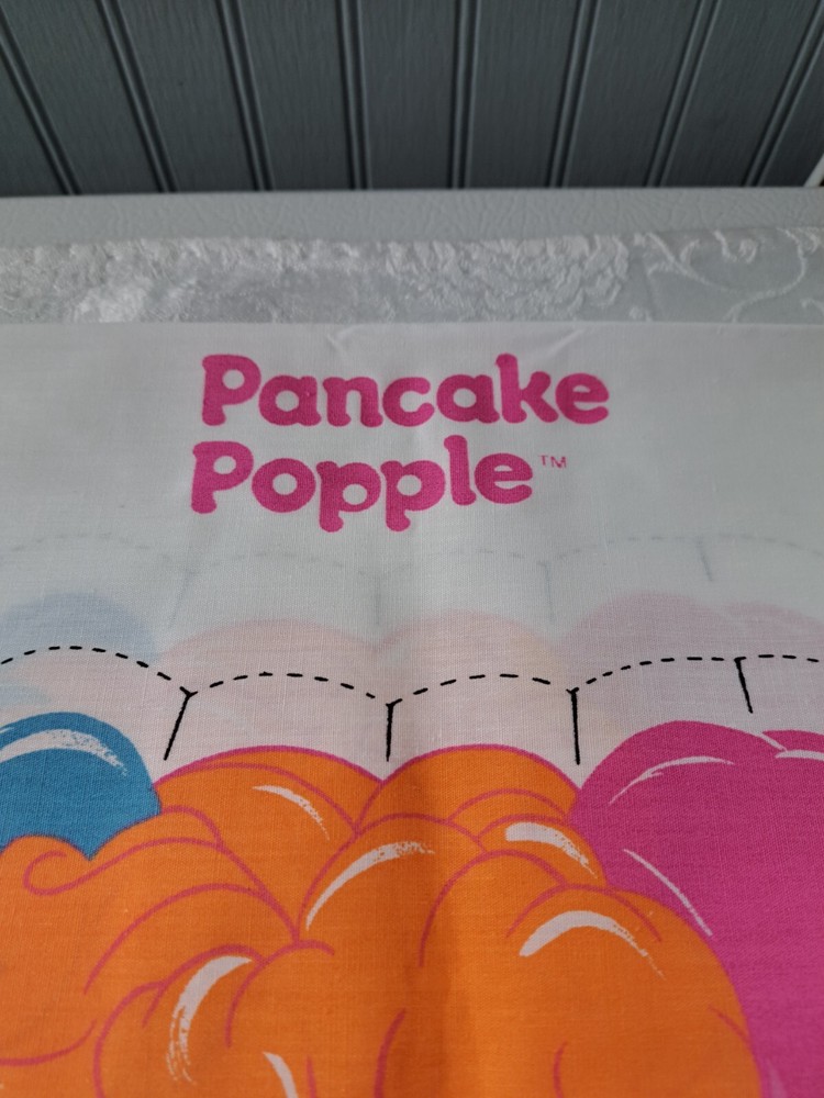 1986 pattern for Popple "Pancake" stuffed doll printed fabric