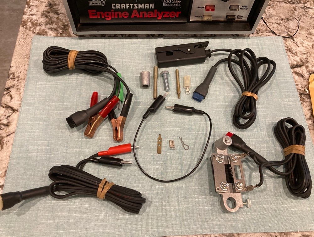 Sears Craftsman 161.210400 Solid State Engine Analyzer With Cables & Manual