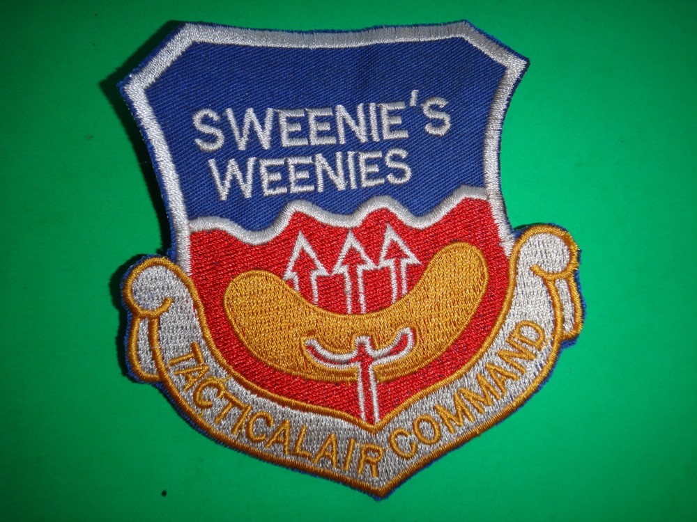 Cold War US Air Force Morale Patch SWEENIE'S WEENIES Tactical Air Command