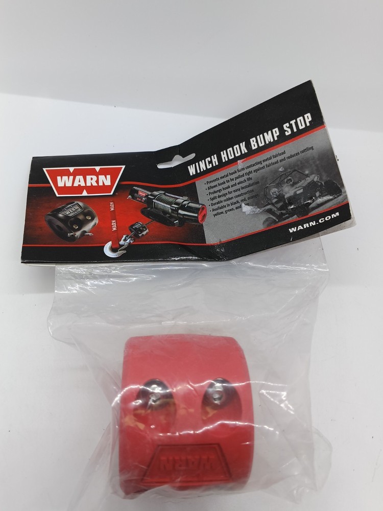 WARN 108789 WARN 108789 Red Winch Hook Bump Stop for ATV/UTV Winch Components