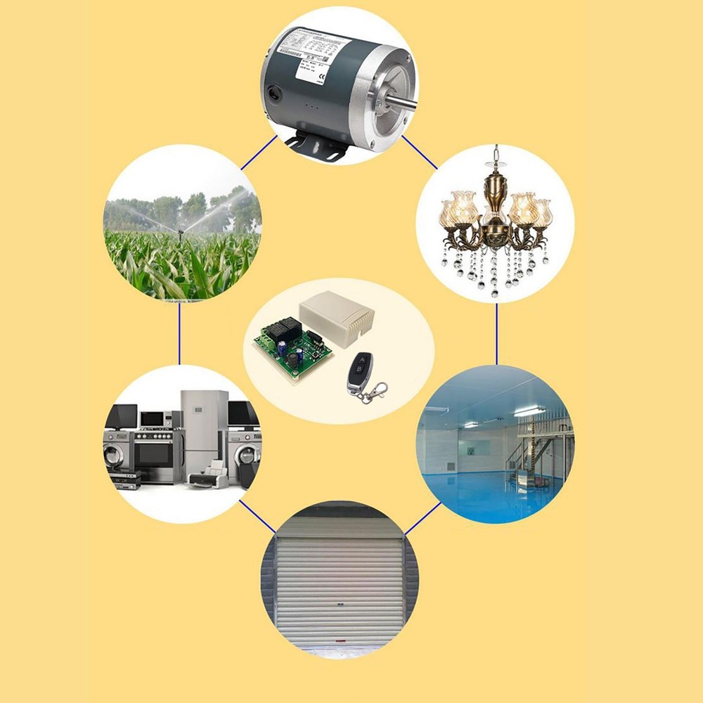 Universal Wireless Remote Control Relay Transmitte 50 Meters Receiving Range