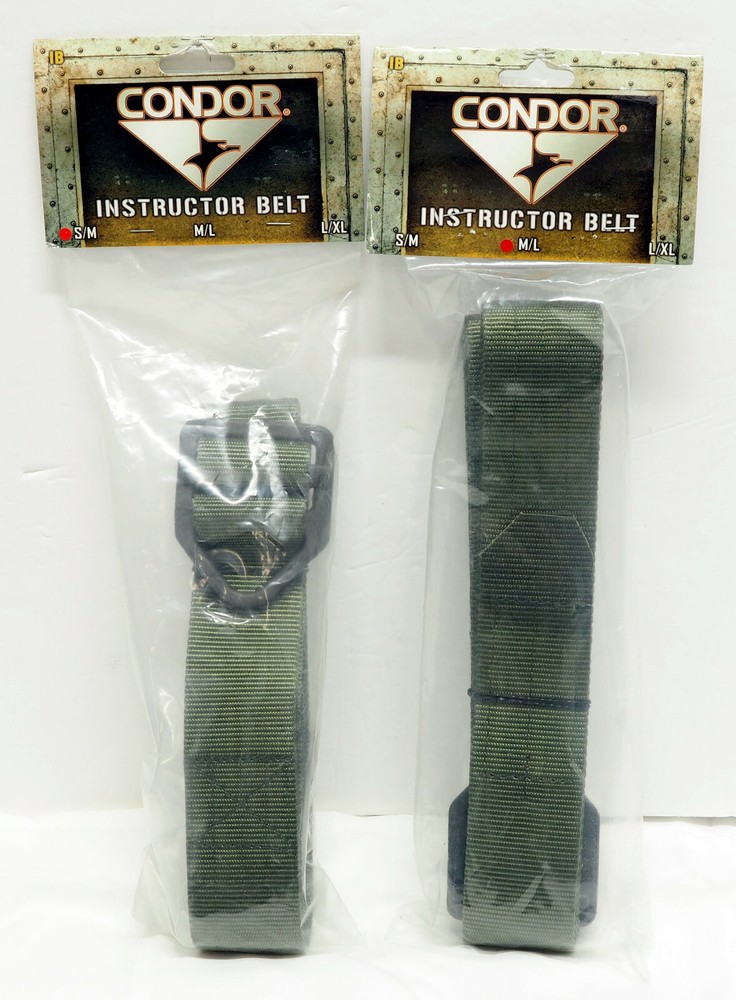 NEW Condor Outdoor Instructor Belt - Olive Drab - Model IB - Multiple Sizes